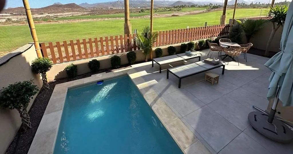 Golf Tenerife South XX Wheel Accessible Shower XX Free Wifi XX Private Pool 30 Degrees XX Two Terraces 30M2X60M2 Xxfree Parking XX Mountain View XX Flatscreen 65 Inch XX location